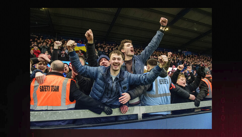 A fans image from City’s 2-0 away win at Mansfield Town