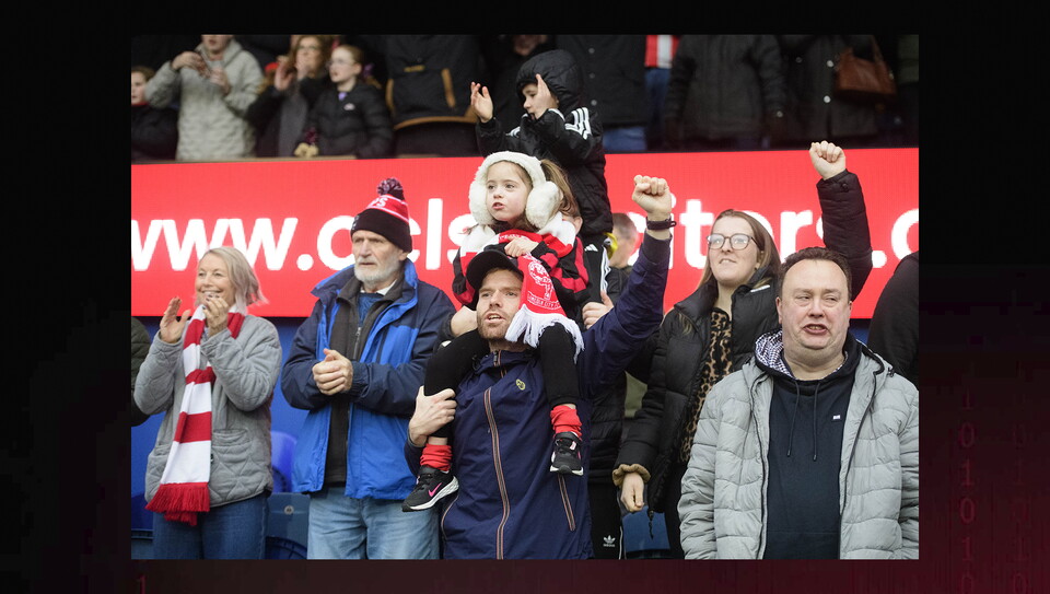 A fans image from City’s 2-0 away win at Mansfield Town