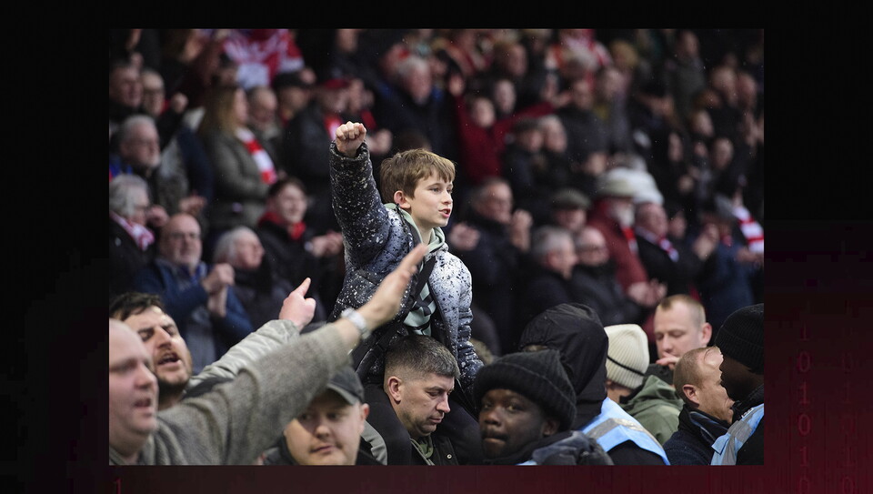 A fans image from City’s 2-0 away win at Mansfield Town