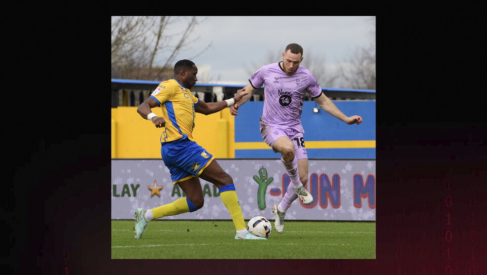 A match image from City’s 2-0 away win at Mansfield Town