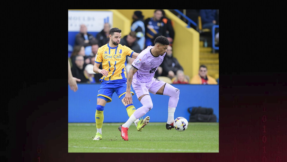 A match image from City’s 2-0 away win at Mansfield Town