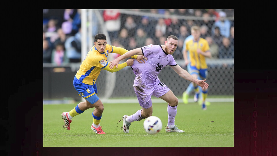 A match image from City’s 2-0 away win at Mansfield Town
