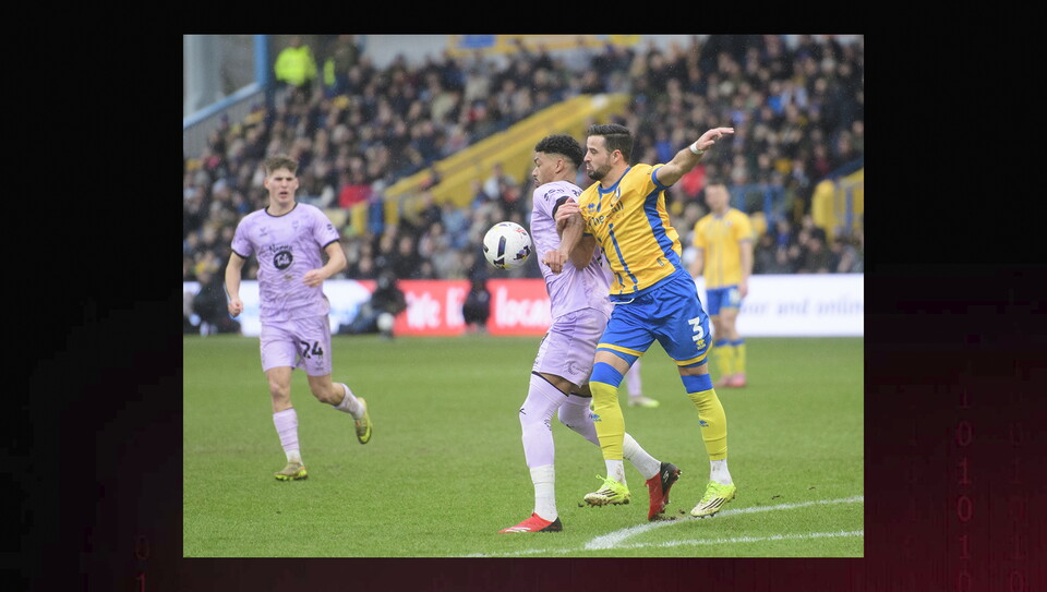 A match image from City’s 2-0 away win at Mansfield Town