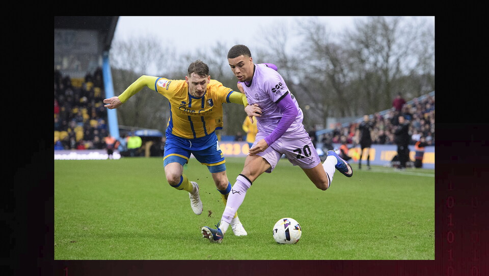 A match image from City’s 2-0 away win at Mansfield Town