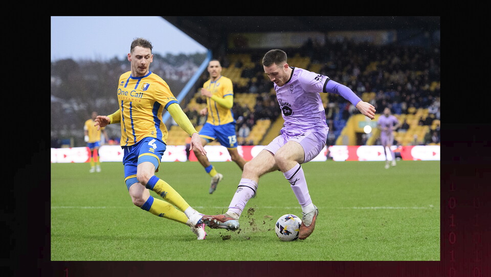 A match image from City’s 2-0 away win at Mansfield Town