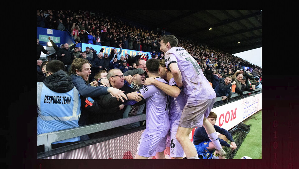 A match image from City’s 2-0 away win at Mansfield Town