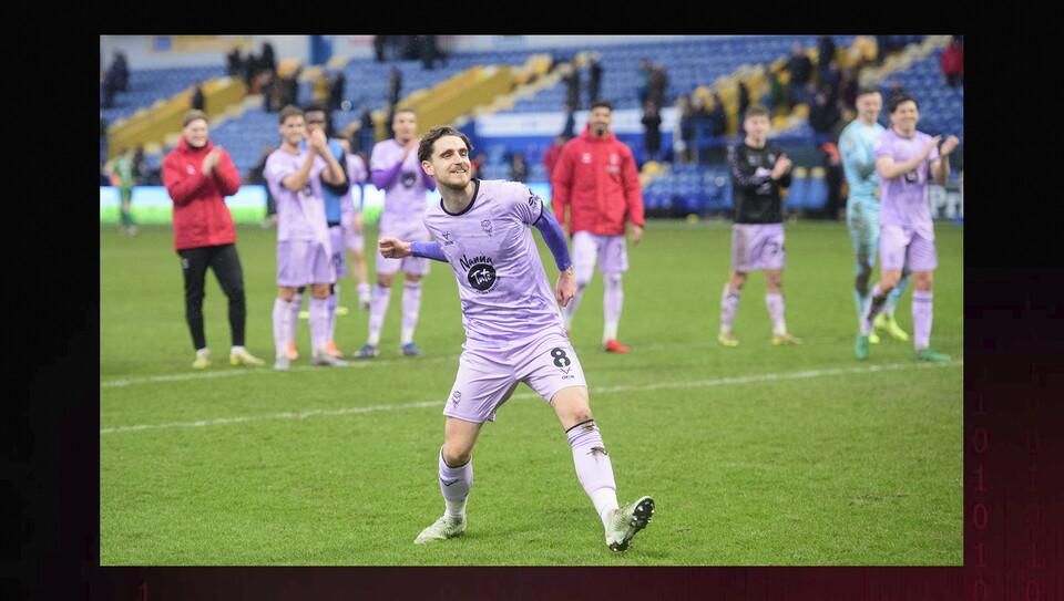 A match image from City’s 2-0 away win at Mansfield Town