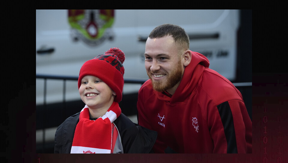 A fans photo from City’s home game against Northampton Town