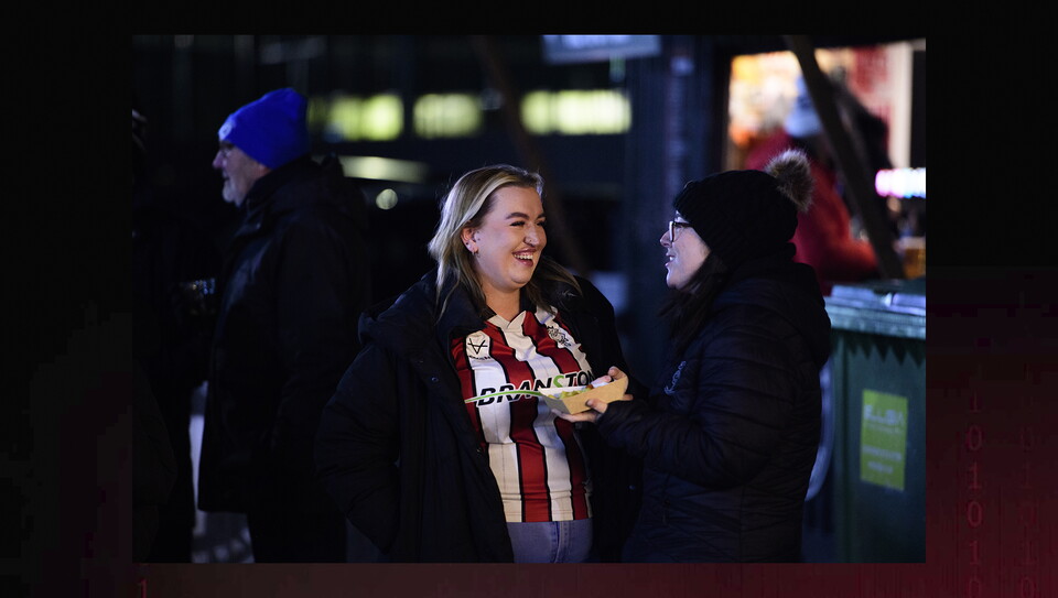 A fans photo from City’s home game against Northampton Town