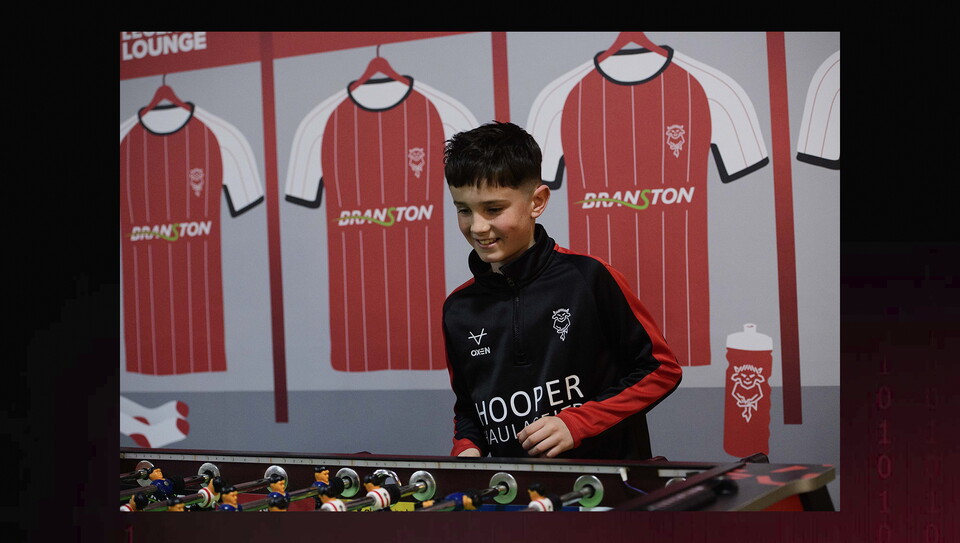 A fans photo from City’s home game against Northampton Town