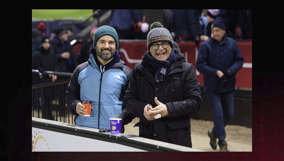 A fans photo from City’s home game against Northampton Town