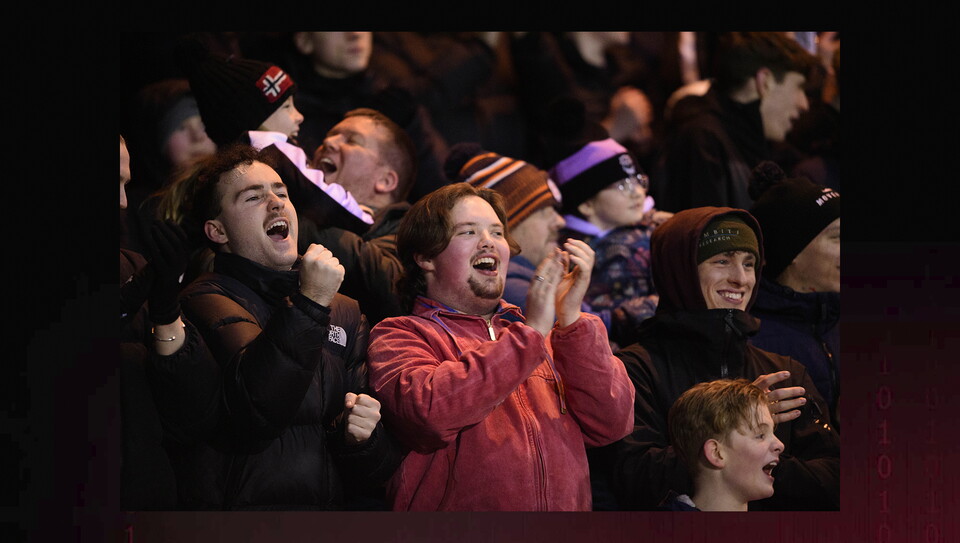 A fans photo from City’s home game against Northampton Town