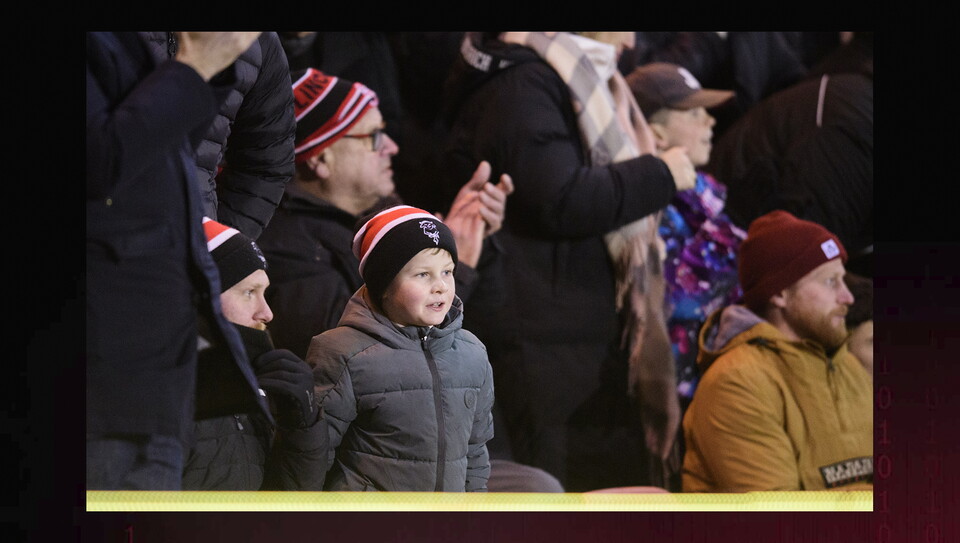 A fans photo from City’s home game against Northampton Town