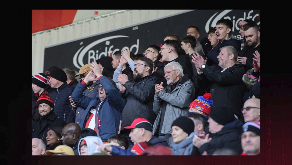 A fans image from City’s 4-1 away win at Plymouth Argyle