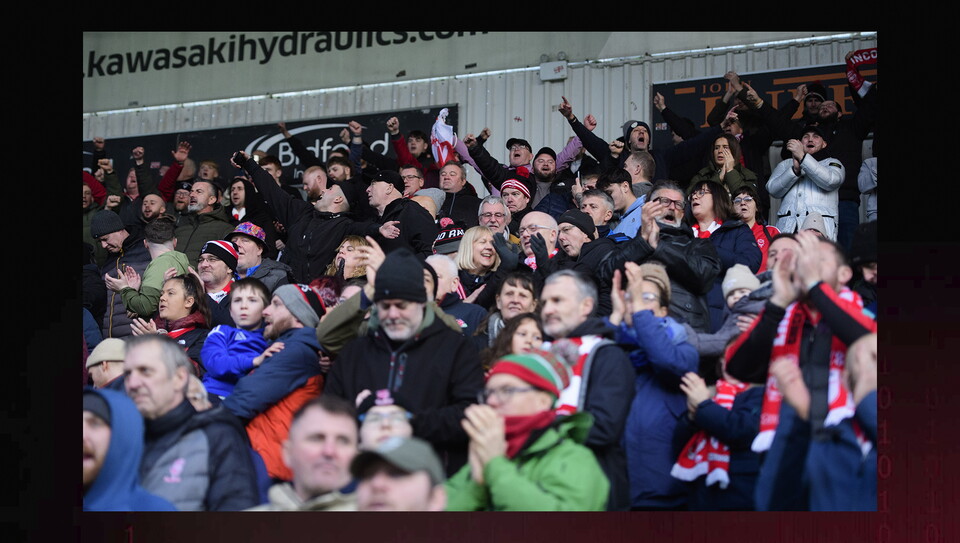 A fans image from City’s 4-1 away win at Plymouth Argyle