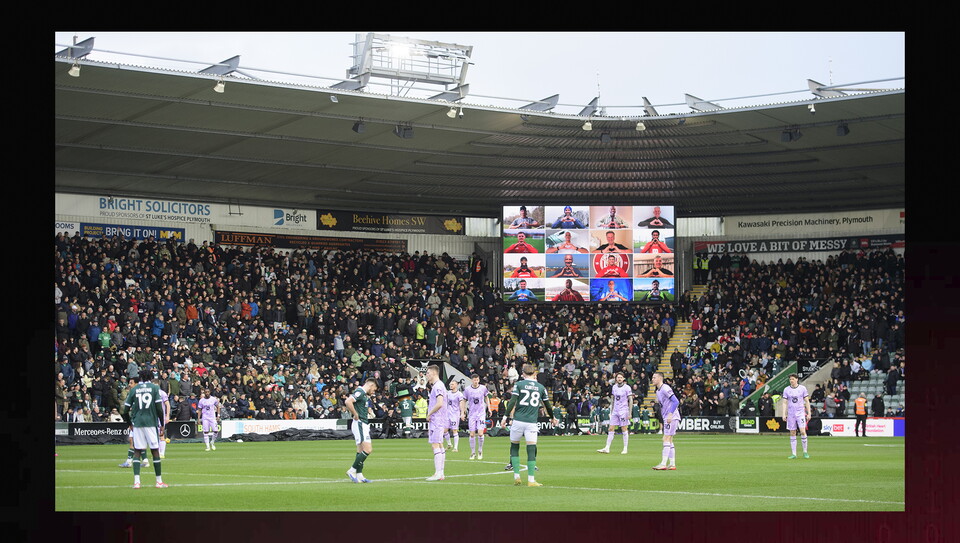 A match image from City’s 4-1 away win at Plymouth Argyle