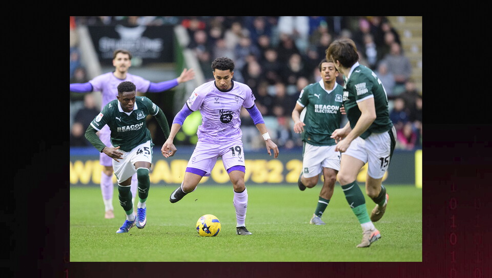 A match image from City’s 4-1 away win at Plymouth Argyle