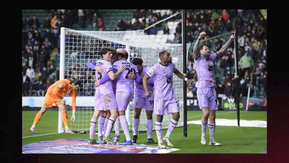A match image from City’s 4-1 away win at Plymouth Argyle