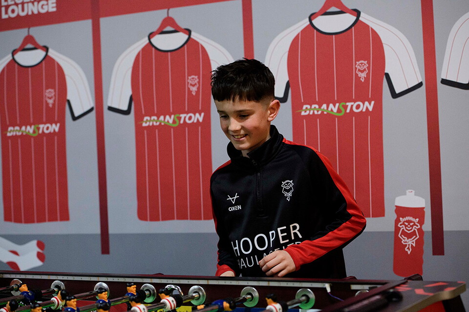 Premium hospitality in the Branston Legends Lounge