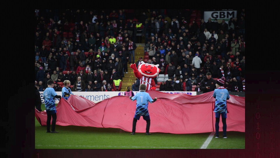 A matchday experience image from City’s home game against Blackpool