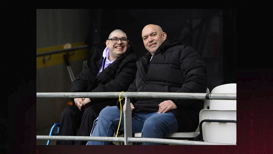 A fans image from the Imps' win at Cardiff City