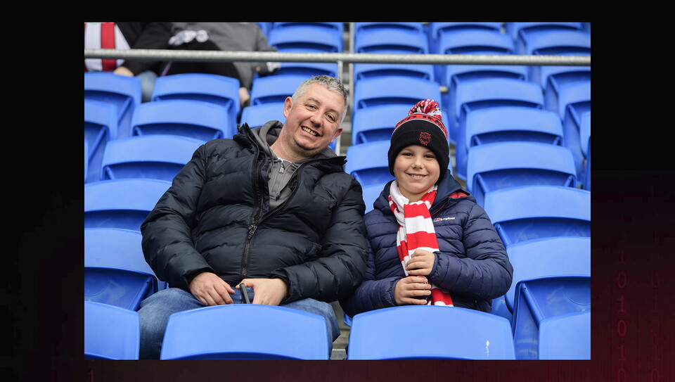 A fans image from the Imps' win at Cardiff City