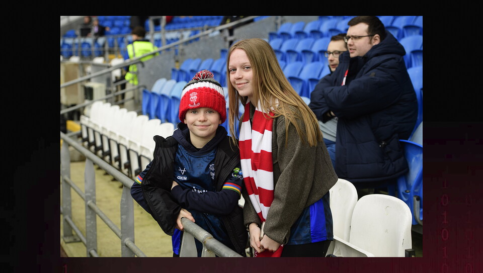 A fans image from the Imps' win at Cardiff City