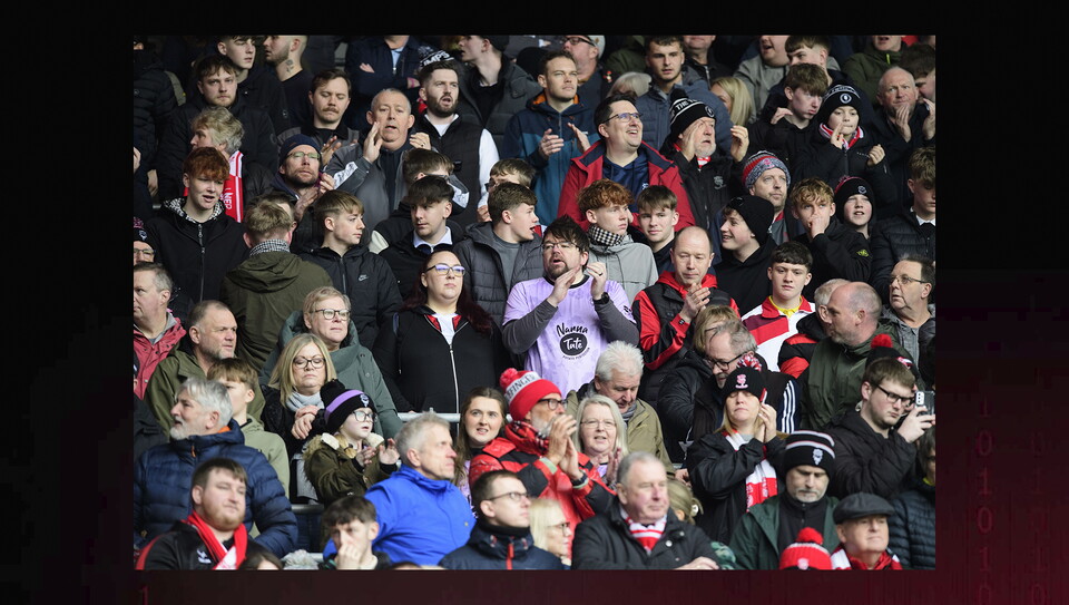 A fans image from the Imps' win at Cardiff City