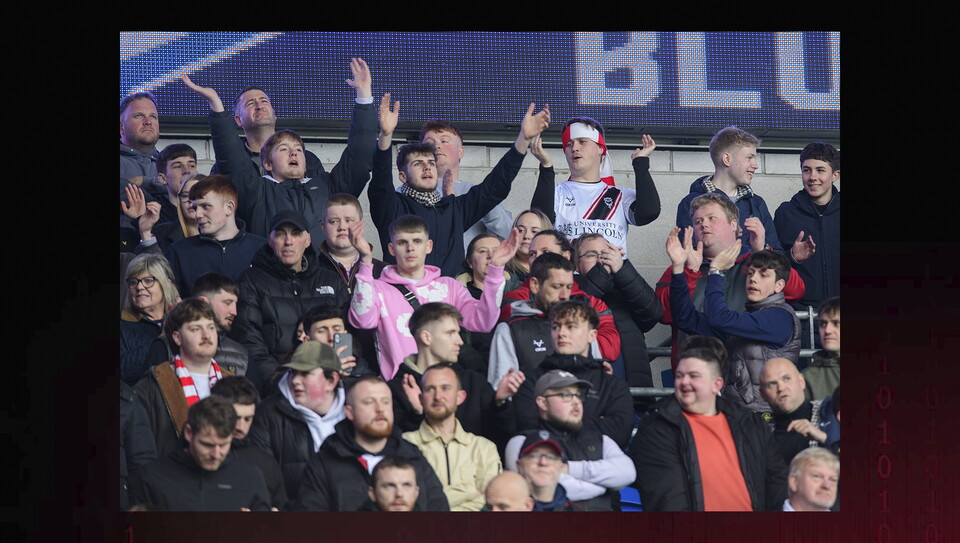 A fans image from the Imps' win at Cardiff City