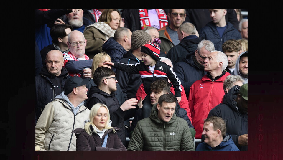 A fans image from the Imps' win at Cardiff City