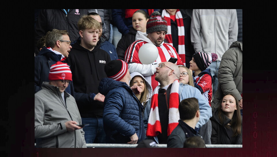 A fans image from the Imps' win at Cardiff City