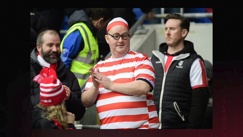 A fans image from the Imps' win at Cardiff City