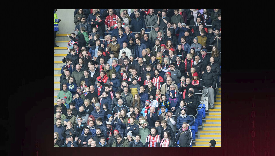 A fans image from the Imps' win at Cardiff City