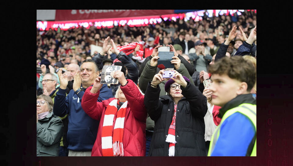 A fans image from the Imps' win at Cardiff City