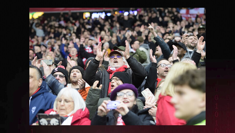 A fans image from the Imps' win at Cardiff City