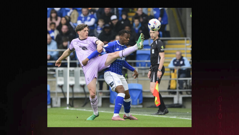 A match image from City's 2-0 win at Cardiff