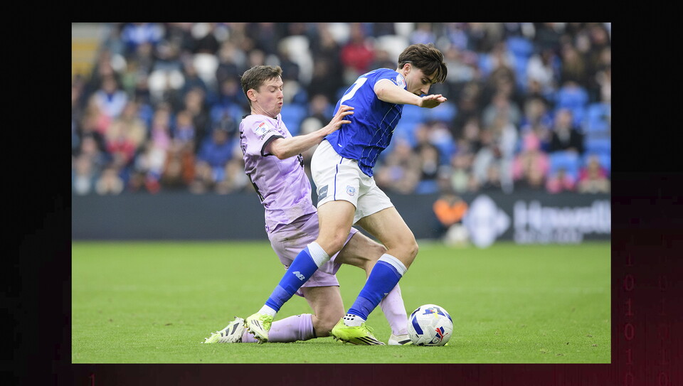 A match image from City's 2-0 win at Cardiff