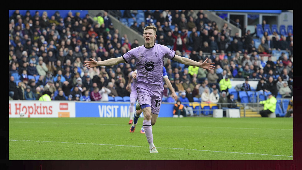 A match image from City's 2-0 win at Cardiff