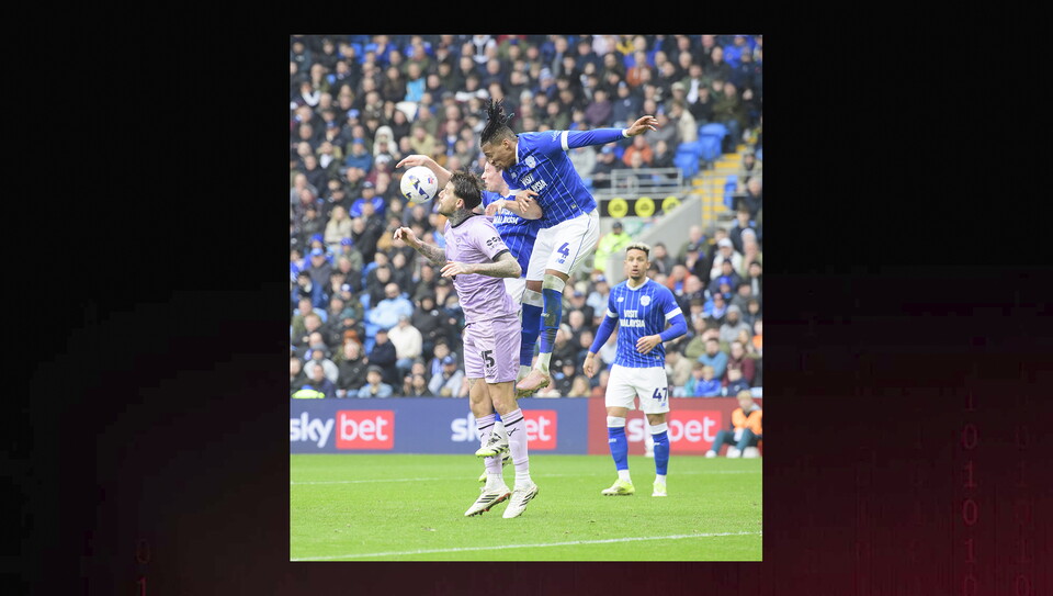 A match image from City's 2-0 win at Cardiff