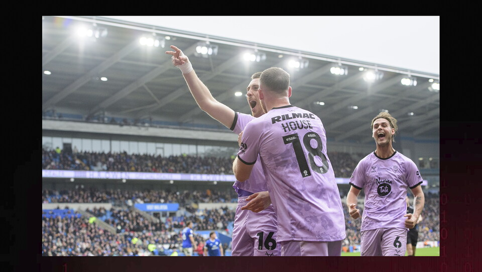 A match image from City's 2-0 win at Cardiff