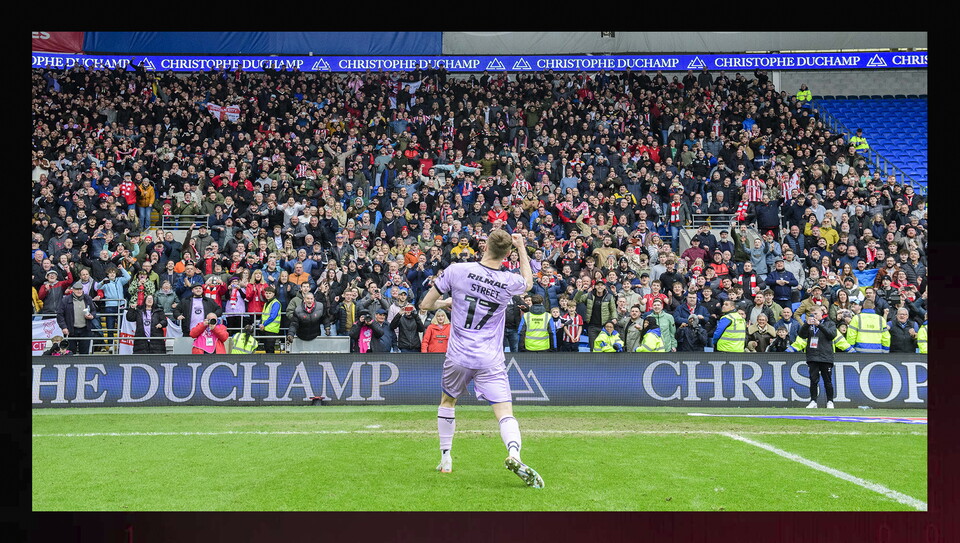 A match image from City's 2-0 win at Cardiff