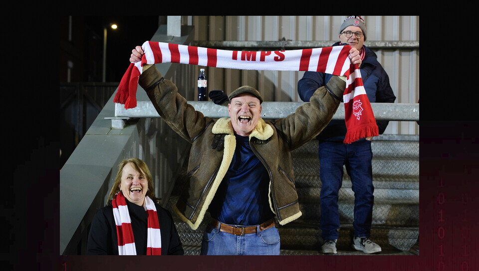 A fans image from City's 1-0 win at Exeter