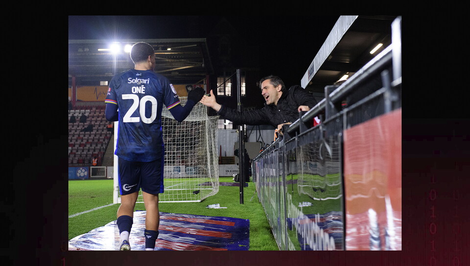 A fans image from City's 1-0 win at Exeter