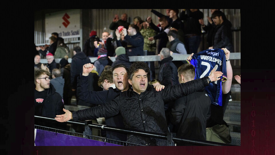 A fans image from City's 1-0 win at Exeter