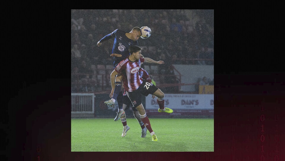 A match image from City's 1-0 win at Exeter