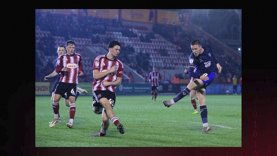 A match image from City's 1-0 win at Exeter