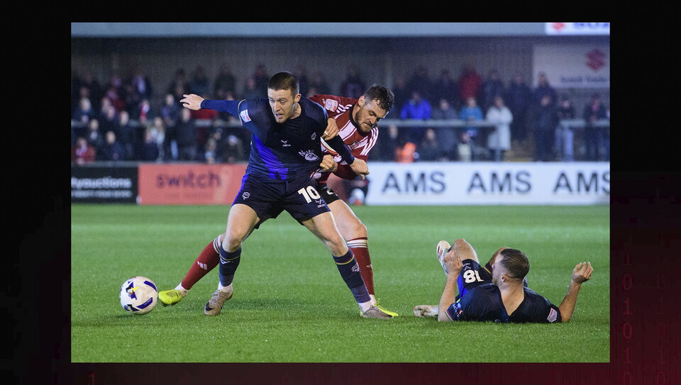 A match image from City's 1-0 win at Exeter