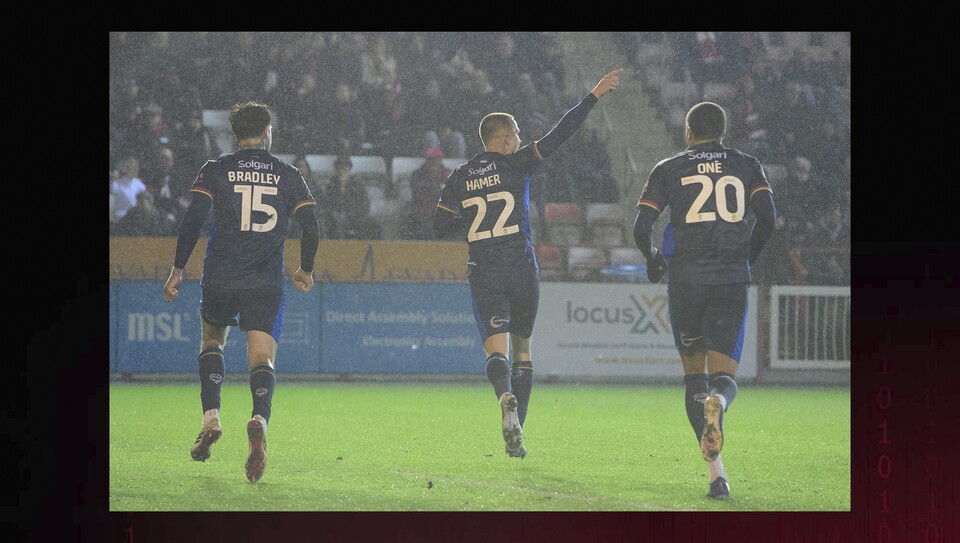 A match image from City's 1-0 win at Exeter