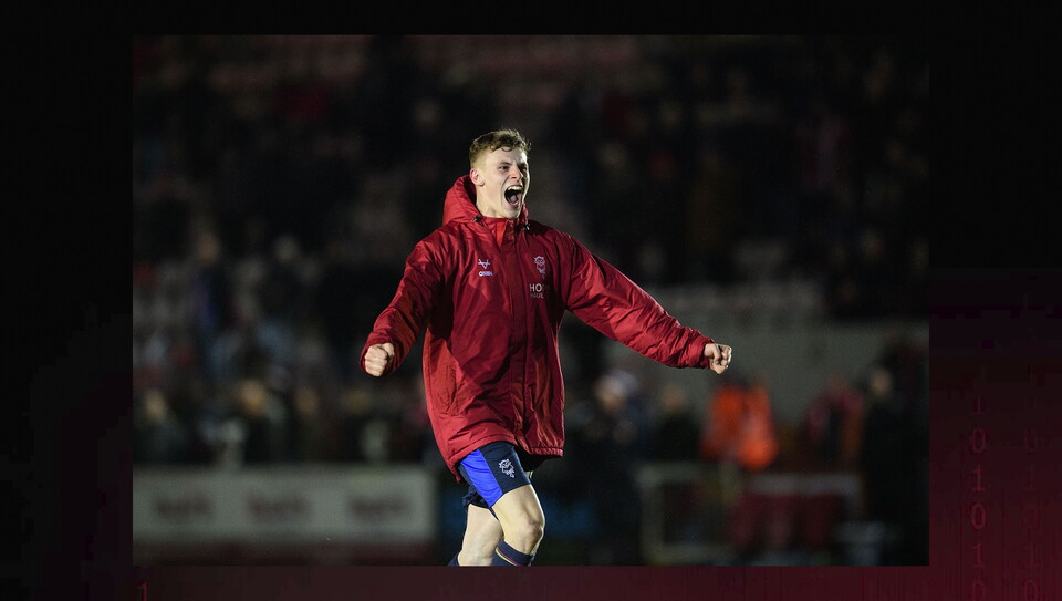 A match image from City's 1-0 win at Exeter