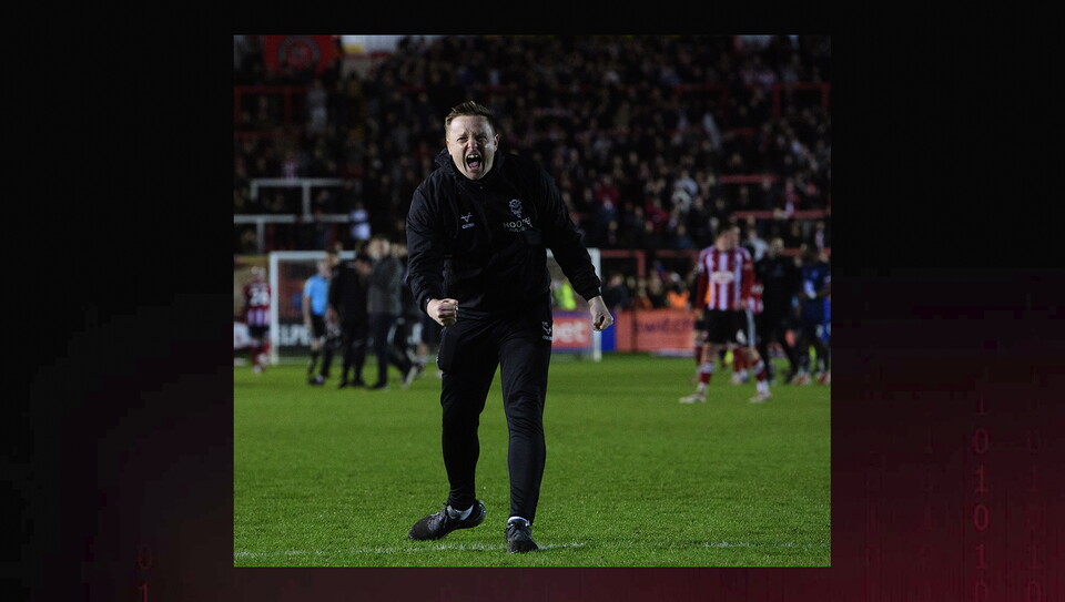 A match image from City's 1-0 win at Exeter